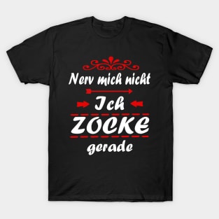 Zocken E Sport Gaming Computer Video Spiele T-Shirt